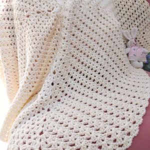Baby Cellular Blanket Knit Pattern Etsy UK