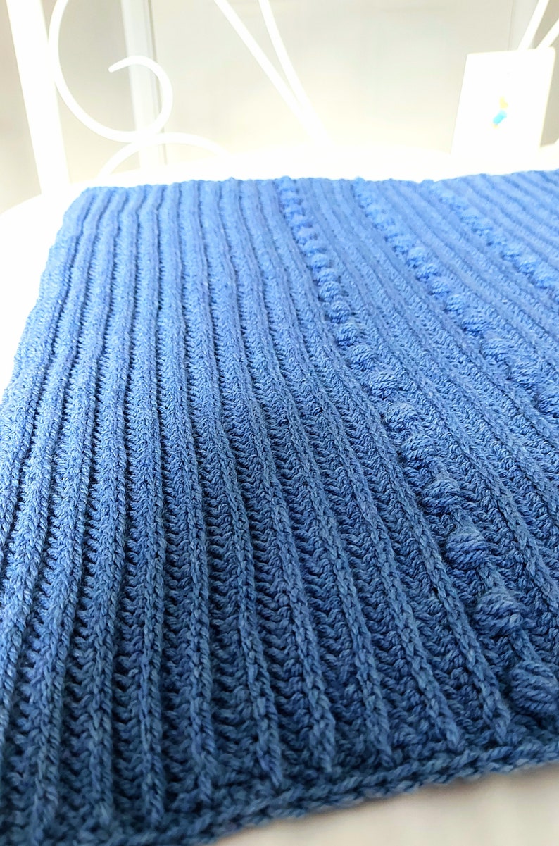 Aran Baby Blanket Crochet Pattern for Boy or Girlbaby Blanket Crochet