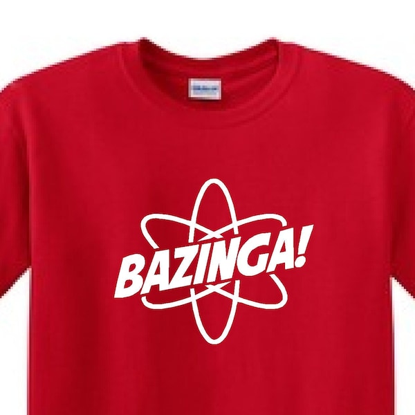 BAZINGA -The Big Bang Theory T-Shirt - TV Show - Funny T-Shirt