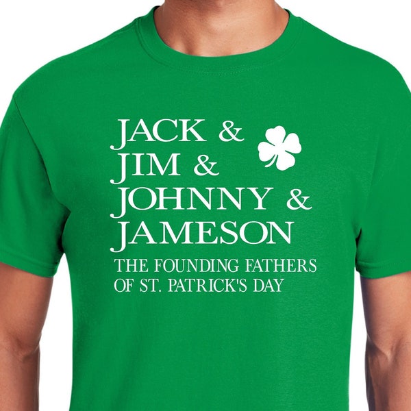 Jack Jim Johnny & Jameson St. Patrick's Day Tee, Funny St. Patrick's Day Graphic Shirt,St. Patrick's Day Tee