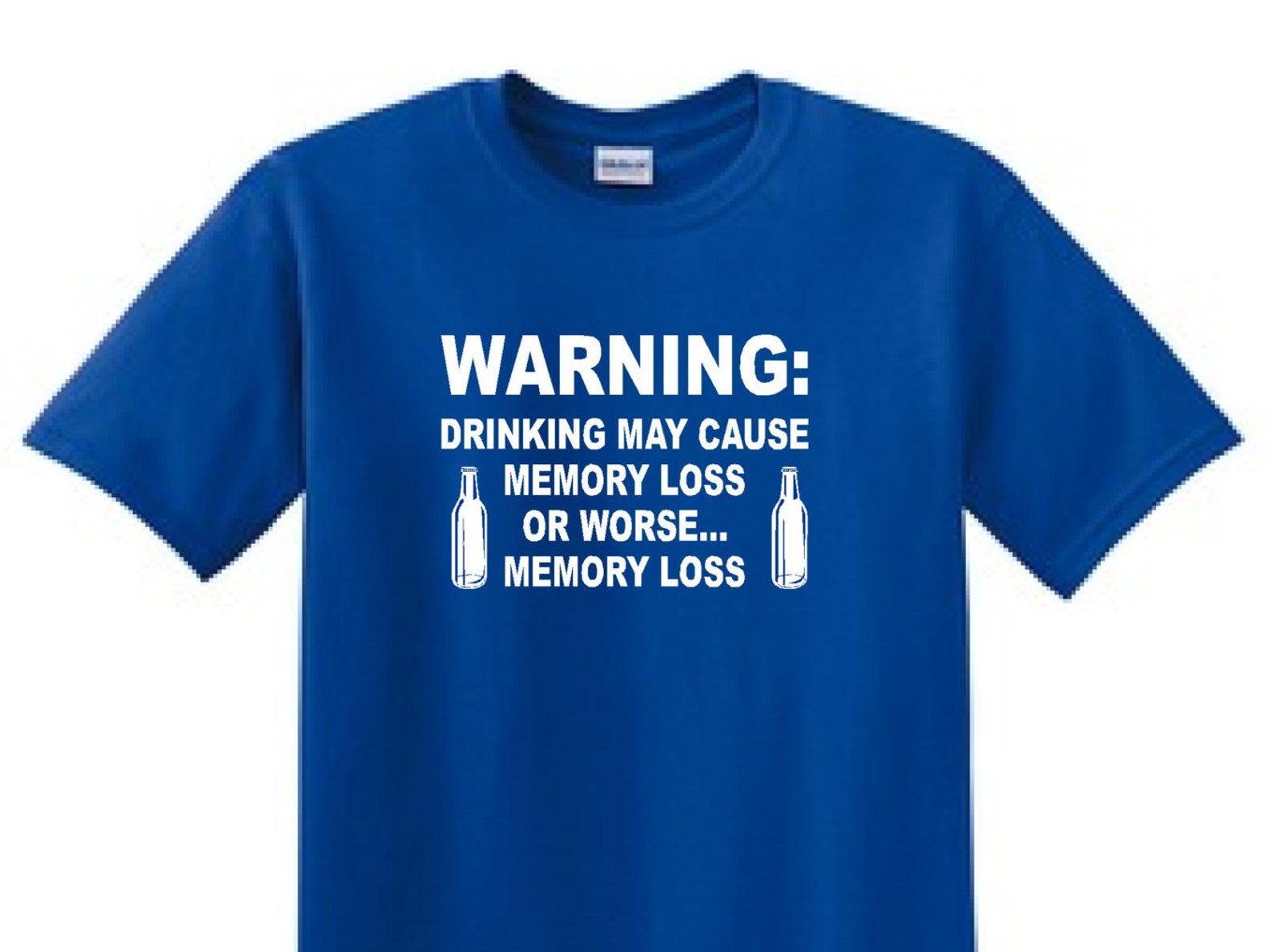 WARNING Drinking May Cause MEMORY LOSS Beer Drinker Funny Etsy