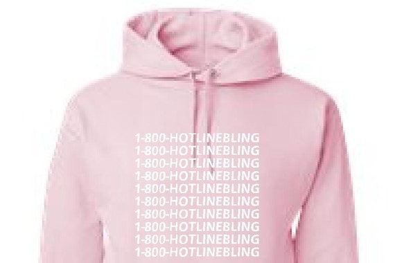 1-800-HOTLINEBLING HOODIE SWEATSHIRT Drake 