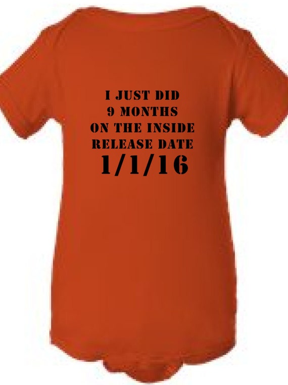9 months on the inside onesie