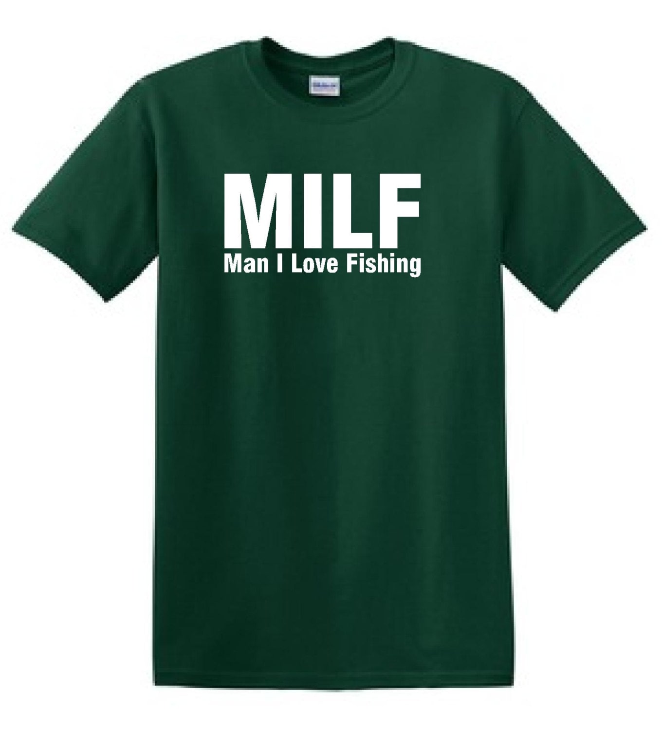 Buy MILF Man I Love Fishing Funny T-shirt Online in India 