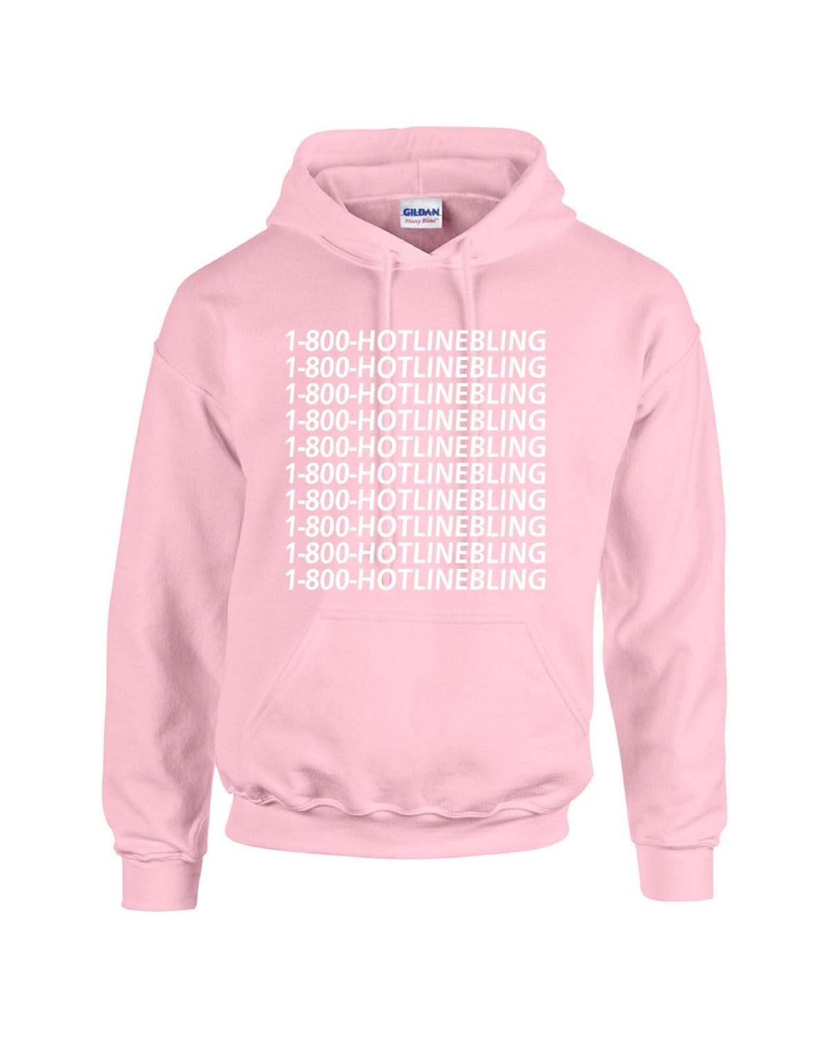 1-800-HOTLINEBLING Drake HOODED SWEATSHIRT W/pockets 