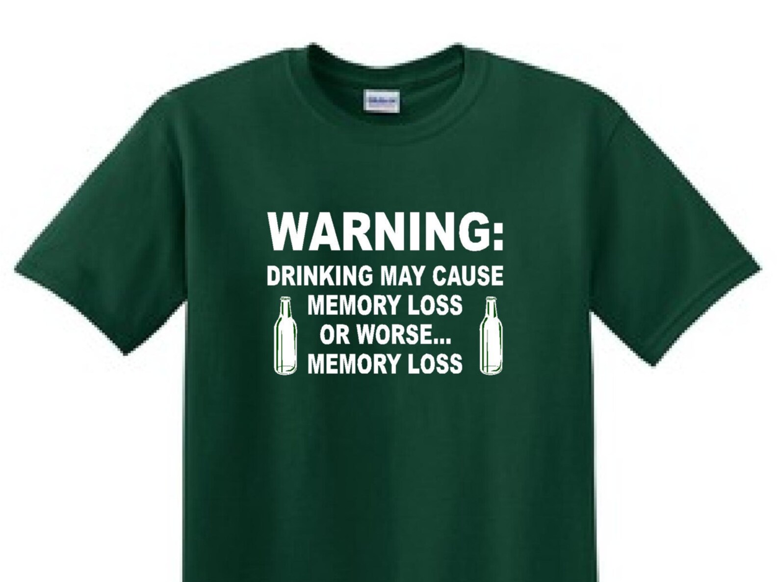 Warning drinking may cause memory loss beer drinker funny etsy