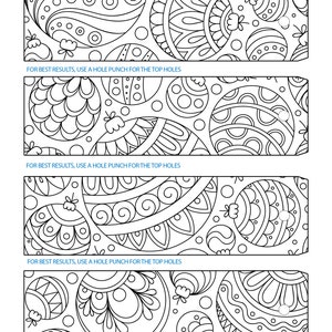 Bookmarks to Print and Color 12 Designs You Will Love image 3