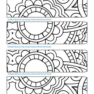 Bookmarks to Print and Color 12 Designs You Will Love image 2