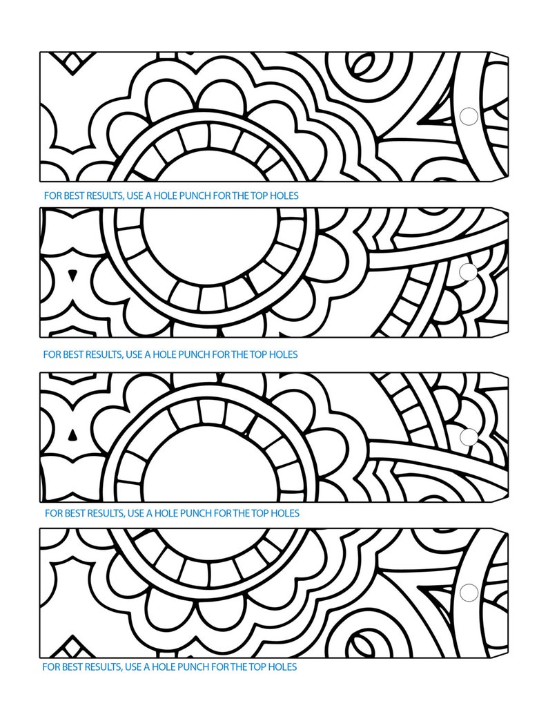 Bookmarks to Print and Color 12 Designs You Will Love image 2