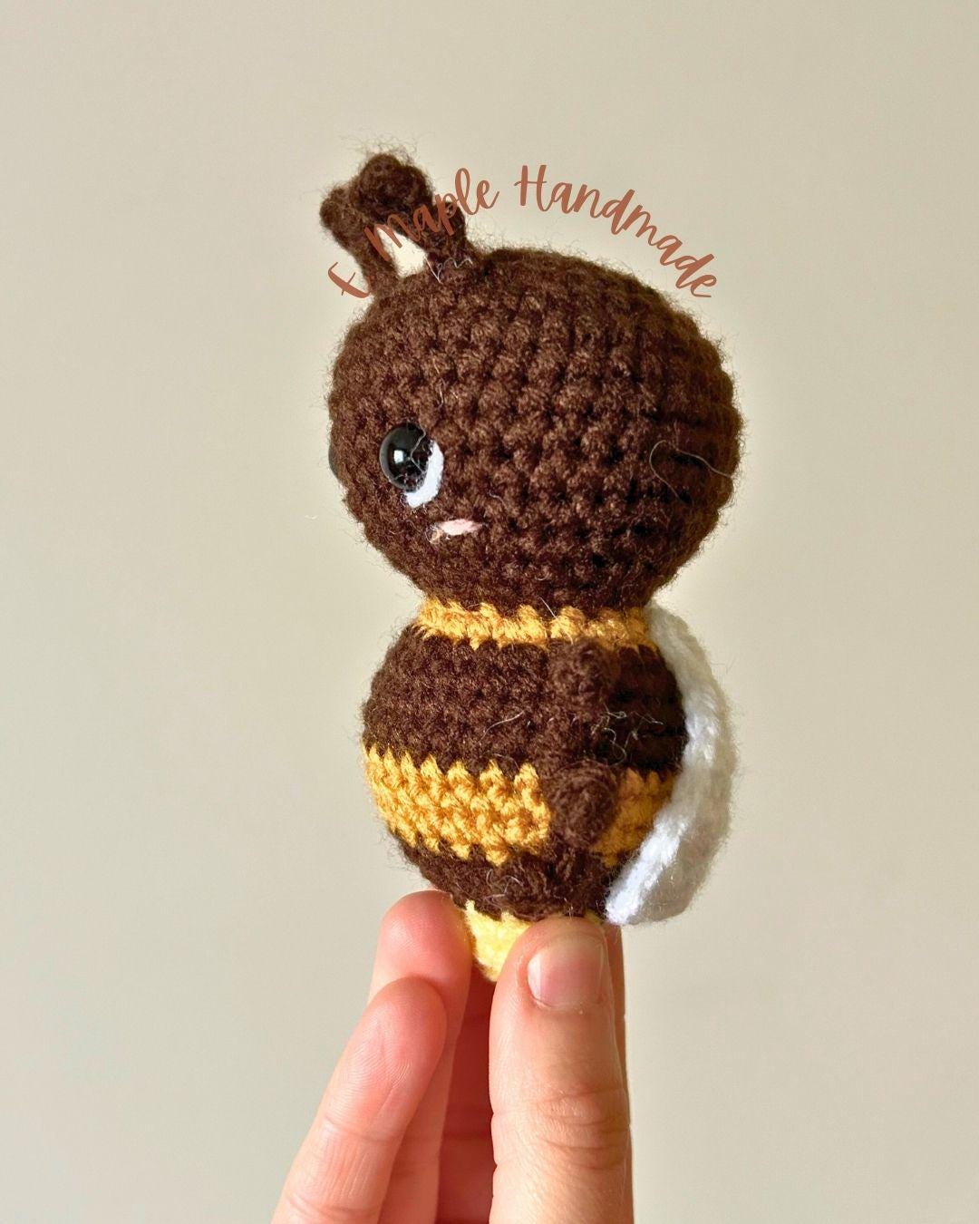 Crochet Bee Pattern: Barnaby Amigurumi Bumblebee (LOW SEW) (PDF Pattern ...