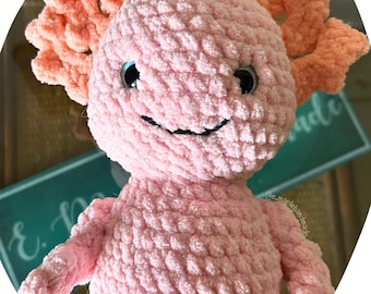Axolotl Amigurumi Häkelanleitung - Erstellen Sie Ihren eigenen Aloysius (PDF-Anleitung)