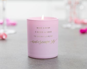 Awesome Sis Birthday Candle, Birthday Gift Idea, Candle, Scented Candles, Sister