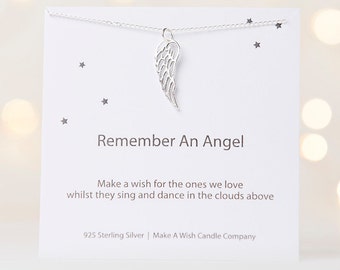 Remembrance Gift, Sympathy, In Loving Memory, Infant Loss, Memorial Necklace, Loss Of Mother, Condolence Gift, Jewelry, Remember an Angel