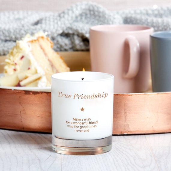 Prévenant personnalisé poème Bougie pour une amie Anniversaire Toute Occasion