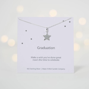 Graduation Star Necklace, Graduation Gift For Her, College Leaver Gift, Graduate Gift, Class Of 2020, Graduate Of 2020, Make A Wish Necklace