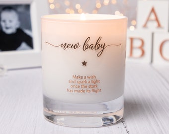New Baby Candle, New Baby Gifts, Baby Shower Gift, Baby Girl Gift, Mum To Be Gift, Maternity Gift, Pregnancy Gift, New Parents