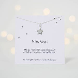 Going Away Gift For Travellers, Long Distance Love, Best Friend Necklace, Missing You Gift, Miles Apart Gift, Long Distance Gift,