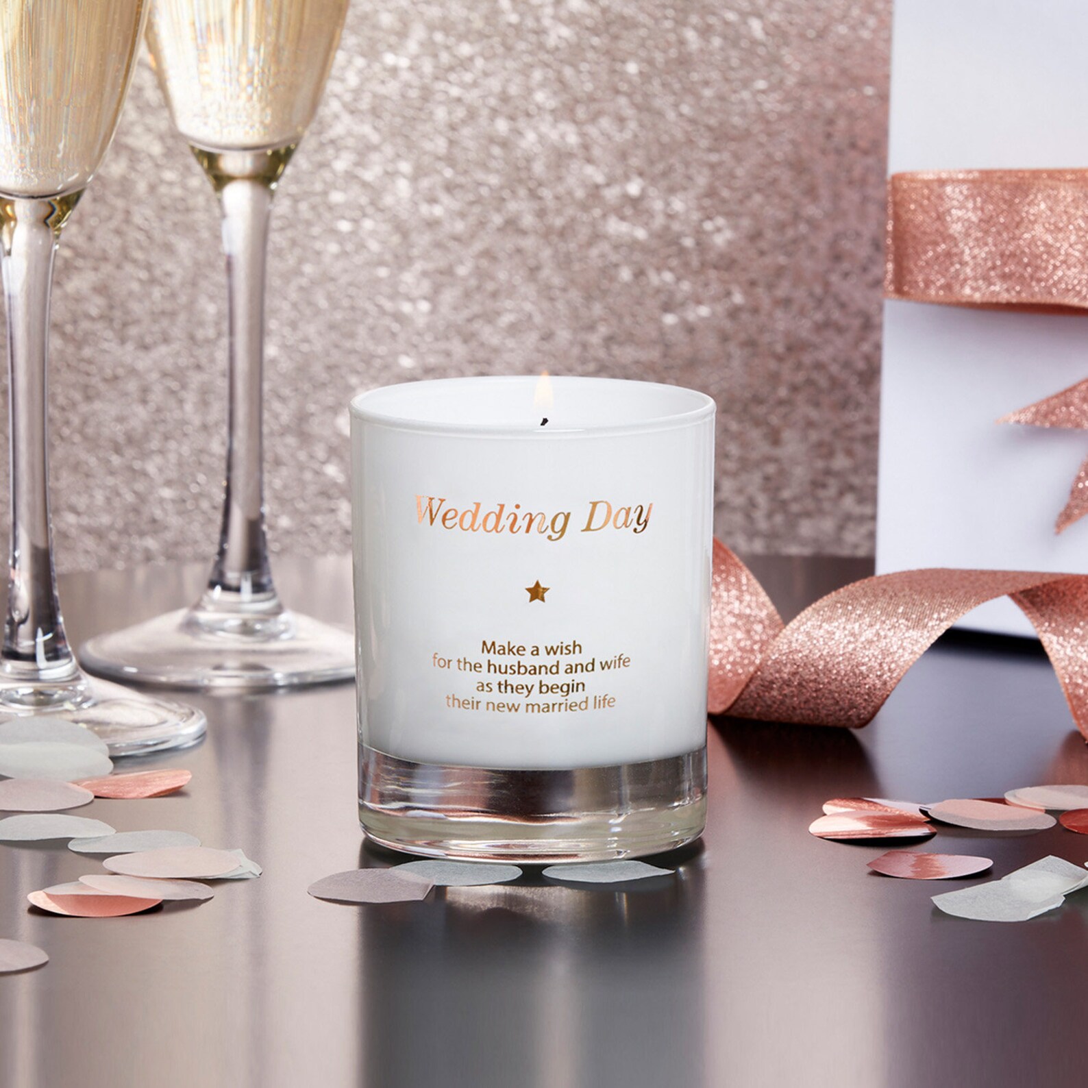 Wedding Day Candle Wedding Candle Gifts Wedding Gift Gift Etsy UK