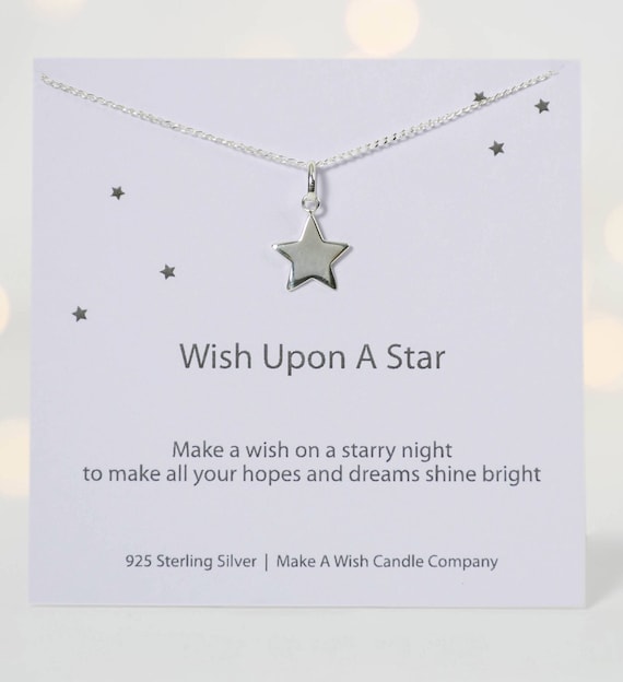 Wish upon a star necklace clearance