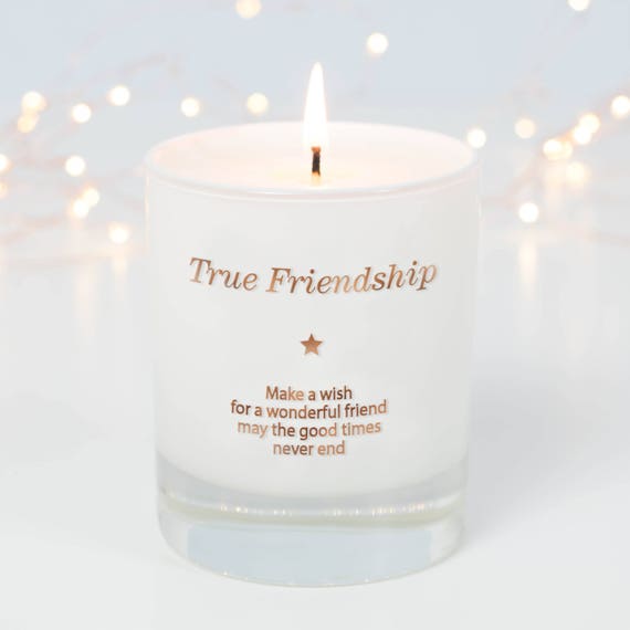Prévenant personnalisé poème Bougie pour une amie Anniversaire Toute Occasion