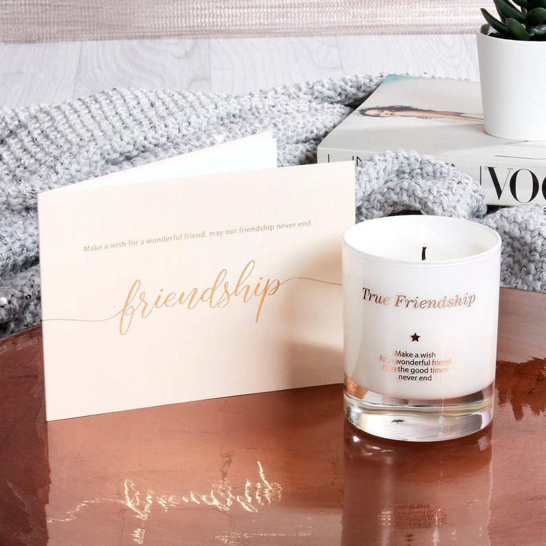 Friend Candle Friendship Scented Candle Best Friend Candle Etsy