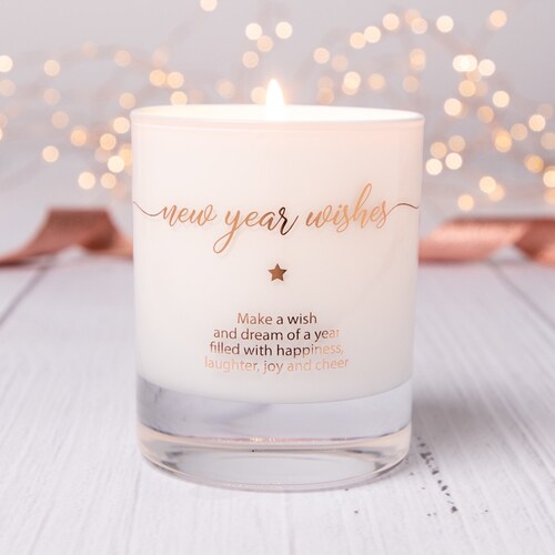 Make A Wish Upon A Star Candle Inspirational Quote Scented Etsy