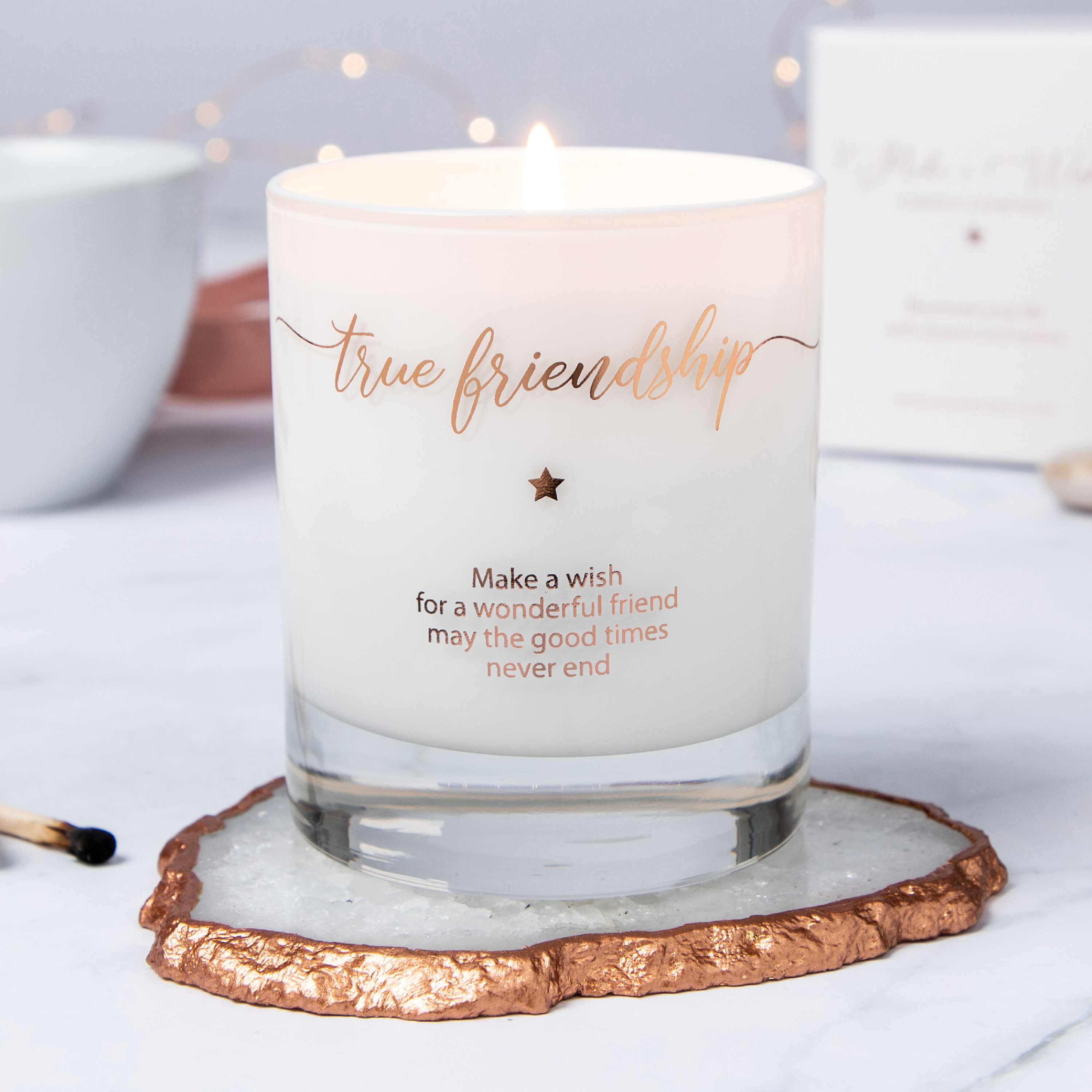 Friend Candle True Friendship Scented Candle Best Friend Candle