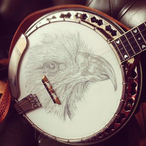 Benutzerdefiniertes Banjo-Kopf-Design | Musikinstrument | Einzigartiges Design