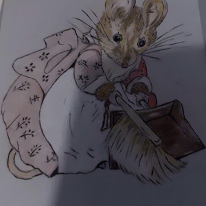 Mrs Tittlemouse Illustration