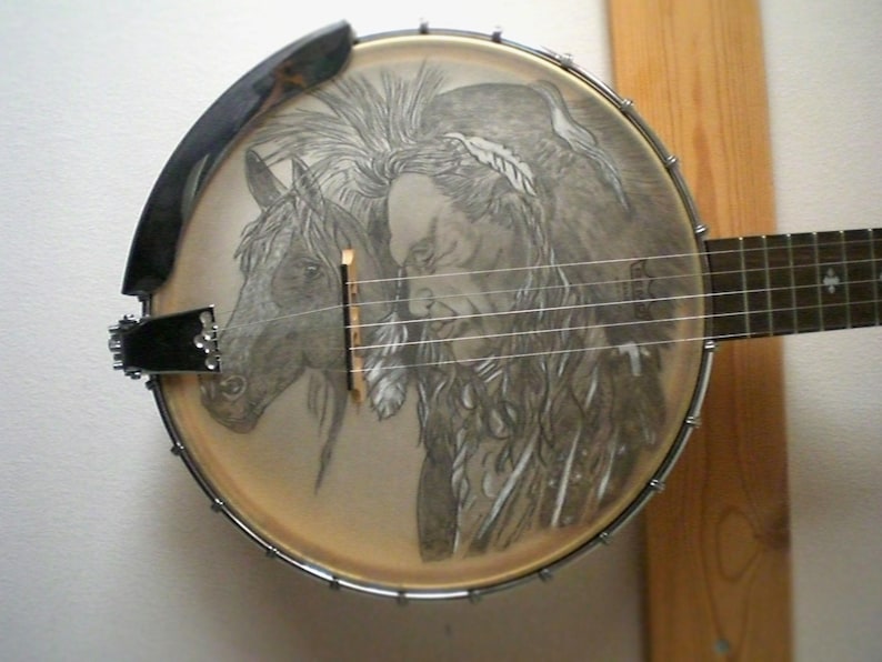 Indian Chief | Banjo Head Design image 1