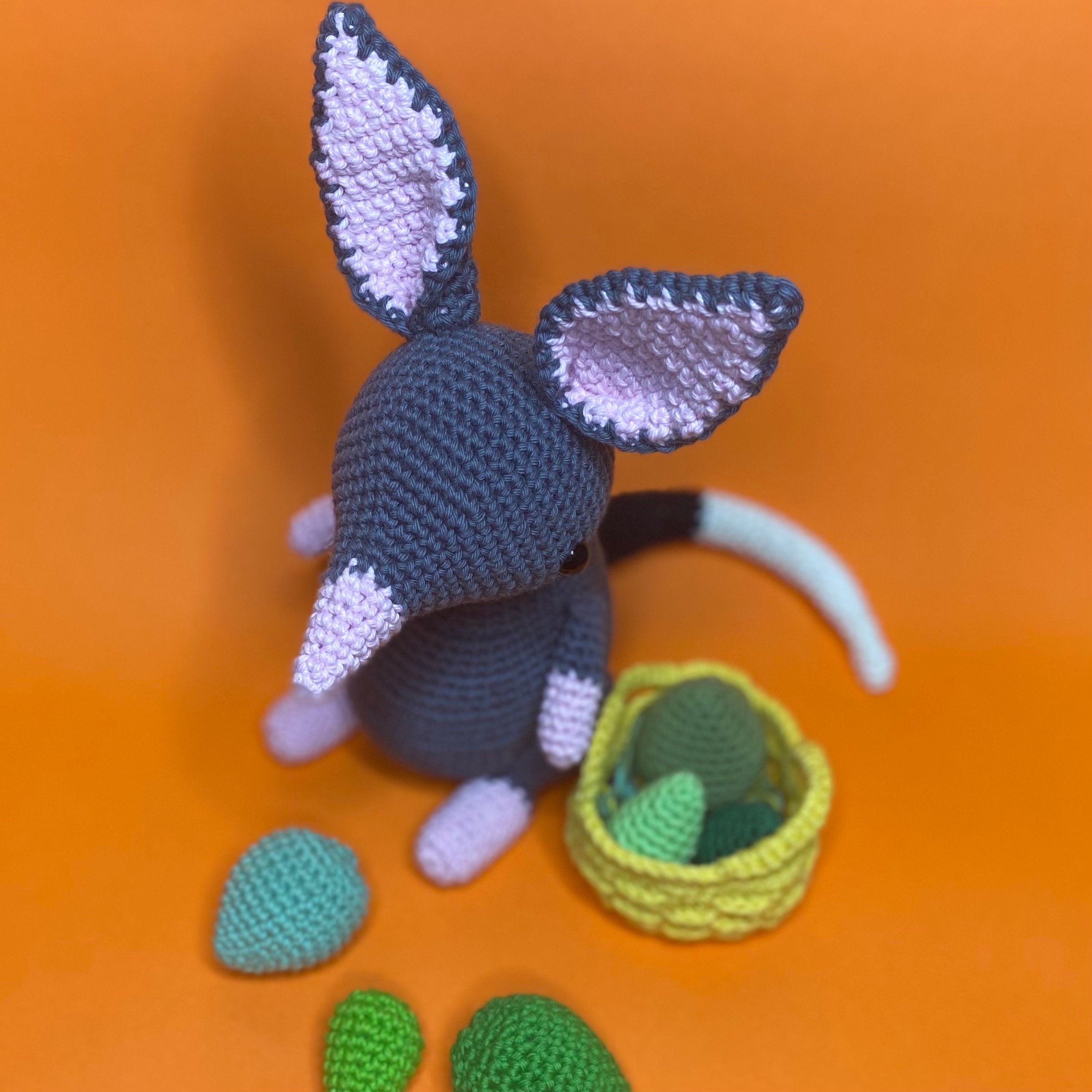 Bilby Pattern PATTERN, Bilbo the Bilby, Amigurumi Plush Crochet Step-by-step ...