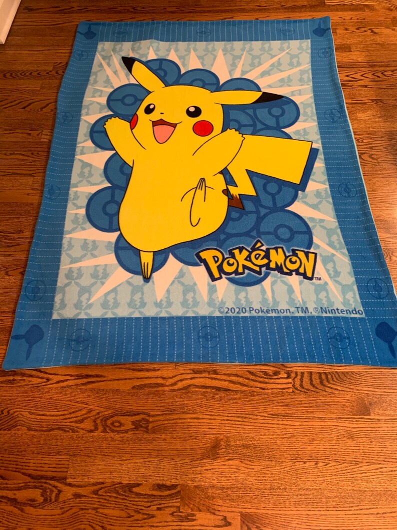 Pokémon Pikachu All Fleece Blanket Etsy