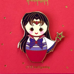 Kokeshi Mars Enamel Pin