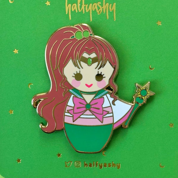 Kokeshi Jupiter Enamel Pin