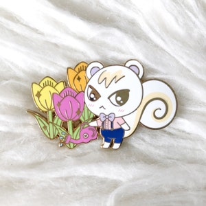 ACNH Sassy Squirrel Islander Marshal Enamel Pin