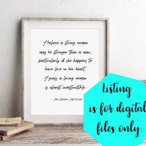 John Steinbeck Quotes, East of Eden, Strong Women, Digital Download, Printable Art, Steinbeck Wall Print, Literary Print, Strong Woman Print