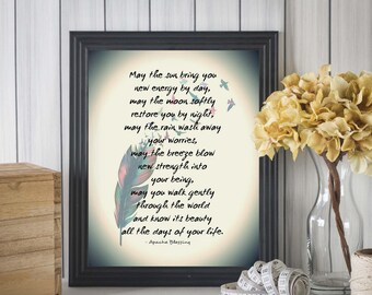Lakota Prayer Native American Decor Native American Prayer Etsy