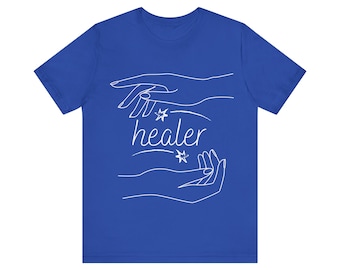 Reiki Heiler T-Shirt, Ganzheitliche Heilung T-Shirt, Kurzarm T-Shirt, Reiki Meister Shirt, Reiki Praktiker, Reiki Massage Therapeut