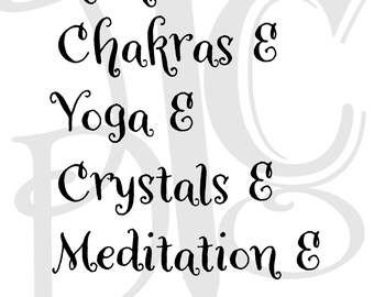 Reiki PNG Ampersand, Reiki SVG, Chakren Datei, Kristalle Digital, Meditation printable, Heilung Zitate, Yoga printable, Ganzheitliche digitale Dateien