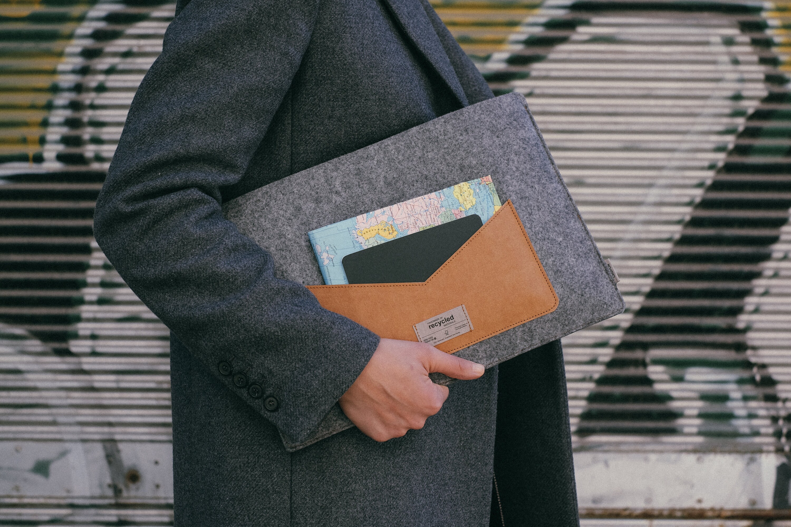 Sustainable Laptop Sleeve Brown Laptop Sleeve Eco Friendly Etsy