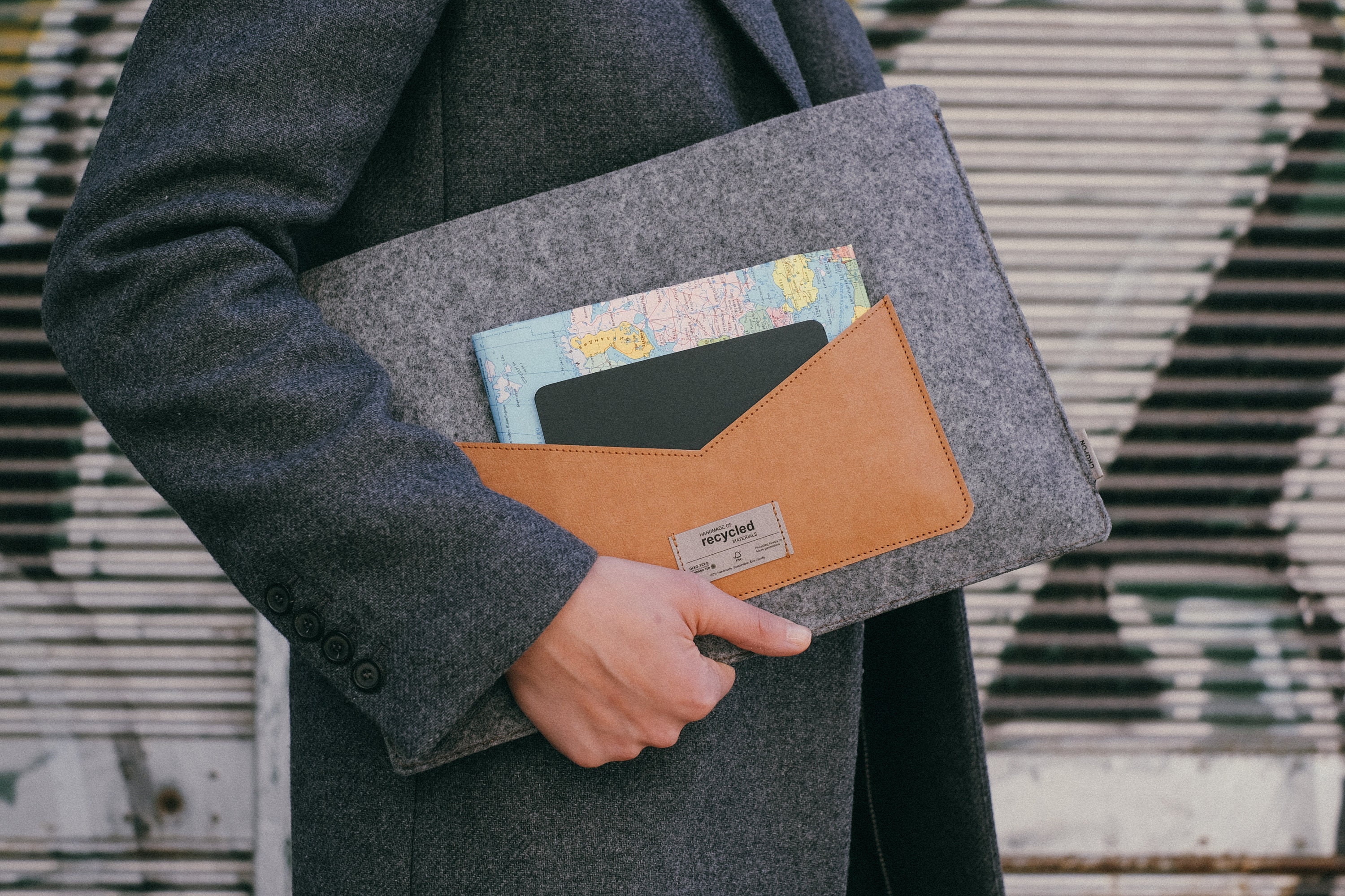 Sustainable Laptop Sleeve Brown Laptop Sleeve Eco Friendly Etsy