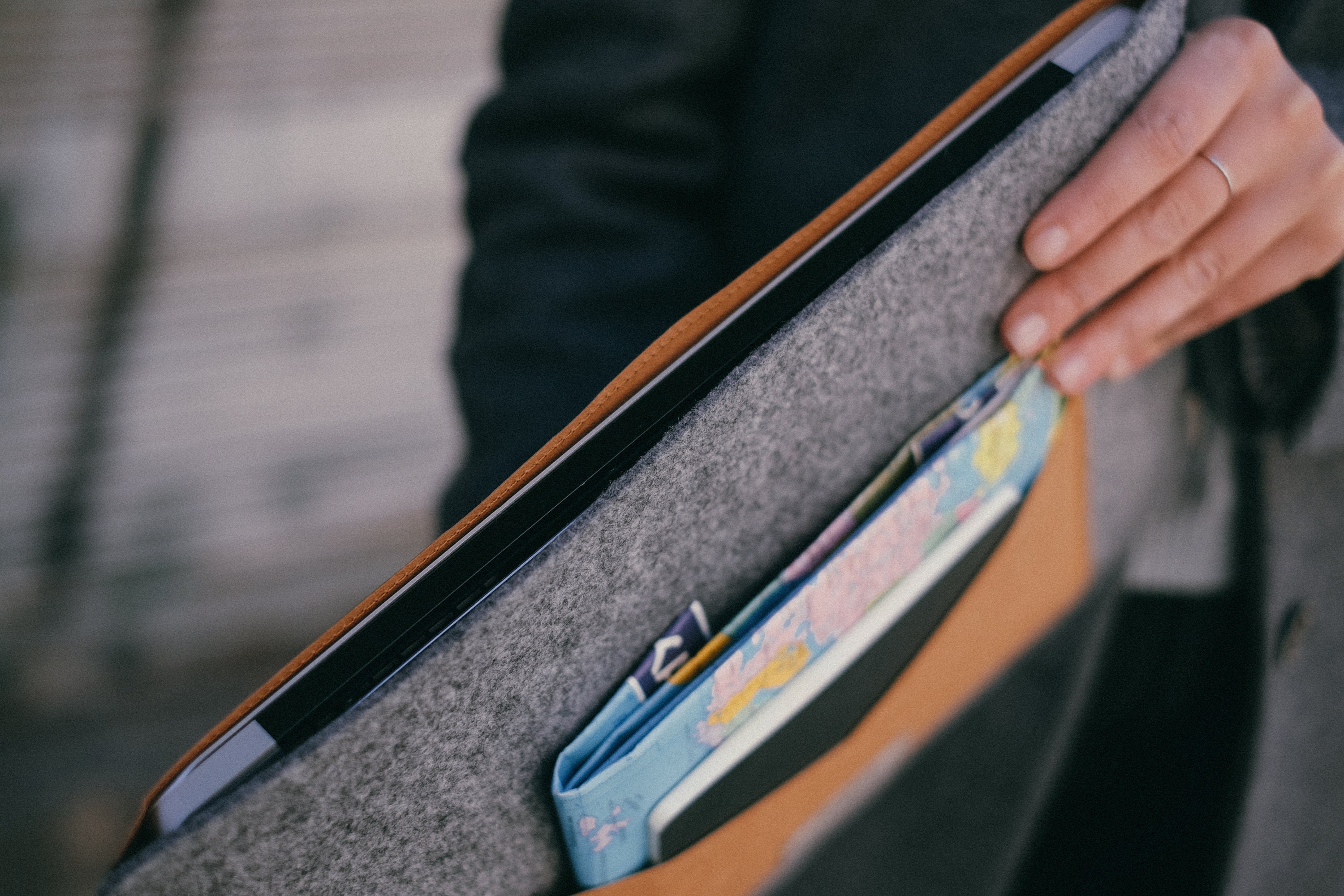 Sustainable Laptop Sleeve Brown Laptop Sleeve Eco Friendly Etsy