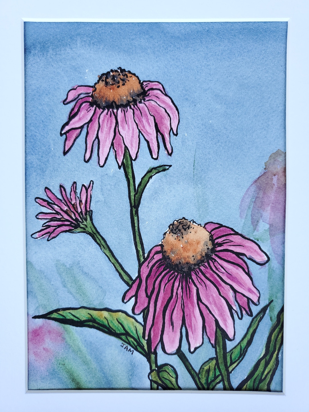 Original Watercolor and Ink Painting - Etsy