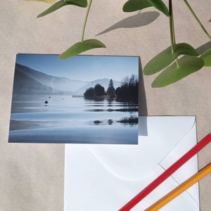 ULLSWATER PHOTO CARD, landscape photograph, blank greeting card,