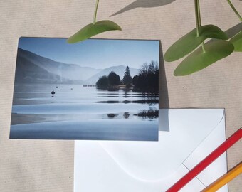 ULLSWATER PHOTO CARD, landscape photograph, blank greeting card,
