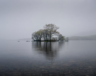 LOCH LOMOND PHOTOGRAPH, Scottish landscape photograph, photography card, blank greetings card