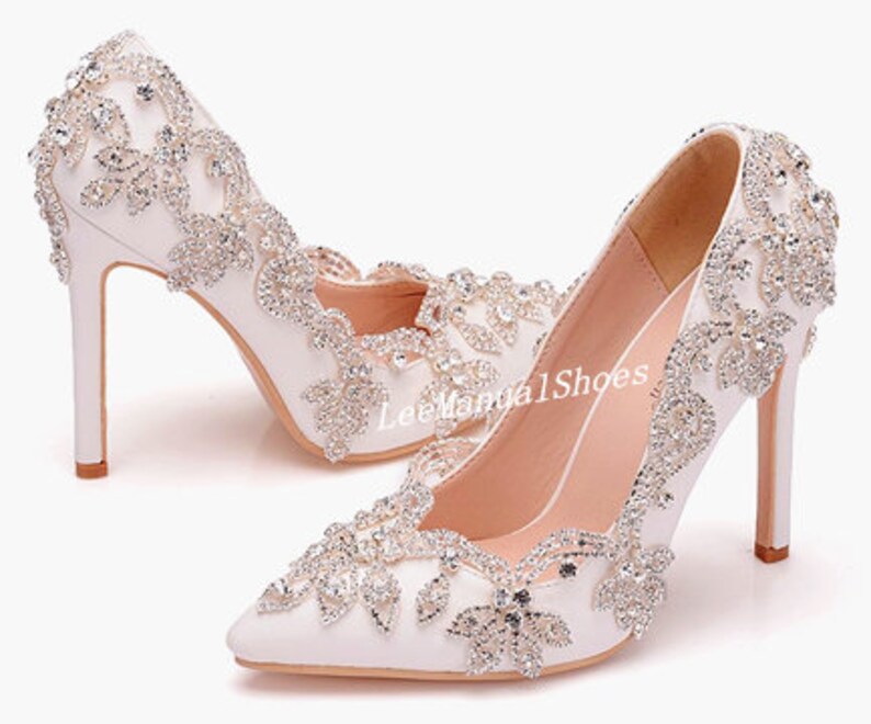 beautiful flat wedding shoes