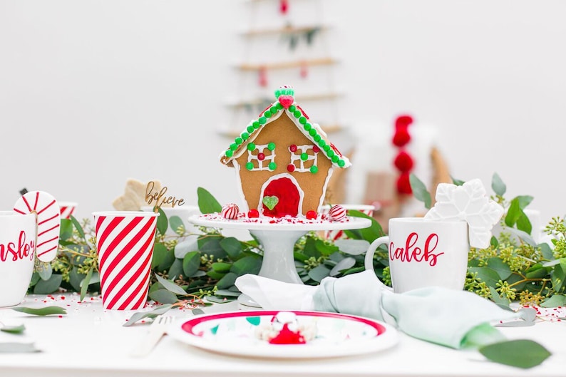 Peppermint Peppermint Party Napkins Peppermint Decoration- Green Napkins -Mint Table Ombre Linens Peppermint Party Ombre Napkins