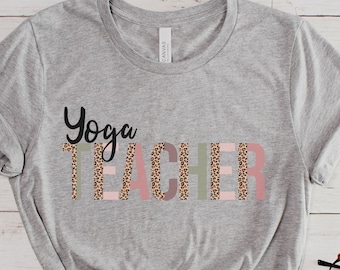Yoga Teacher T-Shirt, Yogi Instructor Shirt, Yoga Coach Appreciation Gift