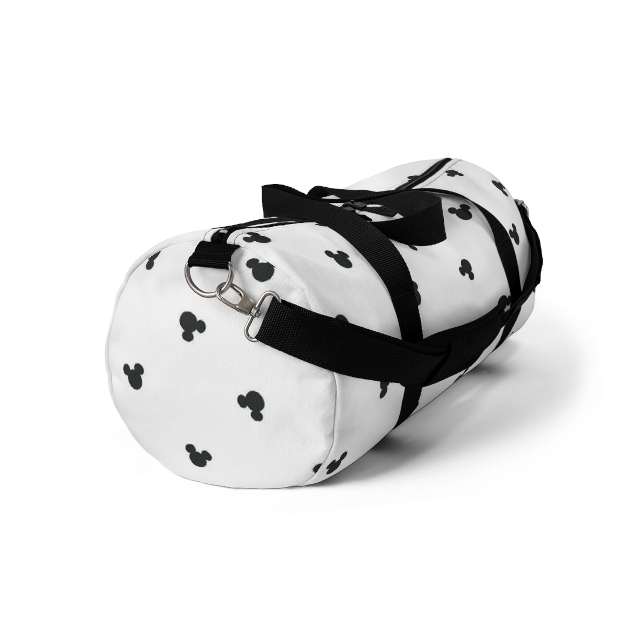 Discover Disney White and Black Mickey Mouse Duffel Bag